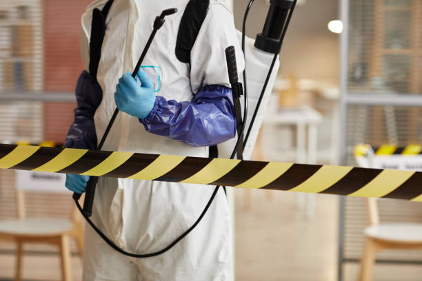 Professional Biohazard technician working in Concrete, WA
